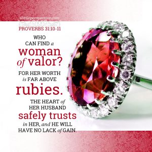Finding Worth Above Jewels (Proverbs 31)