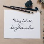 Dear future daughter in law